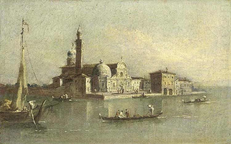 Giacomo Guardi View of the Isola di San Michele in Venice china oil painting image